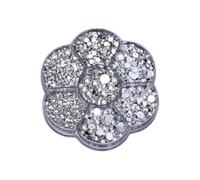 BIUDECO 2465Pcs Silver Half Round Plastic Resin Pearl Beads Set with Plum Blossom Box Packaging Crafting Kit for Nail Art DIY Jewelry Making and Decorative Embellishments