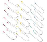 BIUDECO 24pcs Assorted Hot Roller Clips for Hair Perm Rollers U-shaped Pins Secure Heated Curlers for DIY Styling at Home Salon Quality Hair Styling Tools