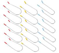 BIUDECO 24pcs Electric Curler Clips U-shaped Hot Roller Replacement Pins for Hair Styling Assorted Clips for Effortless Curls and Waves
