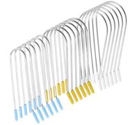 BIUDECO 24pcs Hot Roller Curler Clips Replacement U Shaped Hair Clips for Secure Hold Curler Pins for Home Hair Styling and Perming