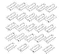 BIUDECO 24pcs Metal Hairdresser Cape Fastener Clips Barber Cape Buckle Hooks for Neck Closure Secure Haircutting Apron Accessories for Salon and Home Hairstylists