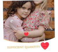 BIUDECO 25pcs Heart Shaped Adhesive Bandages Flexible Tape for Sensitive Skin Wound Care Outdoor Emergency Use Breathable Comfortable Fit