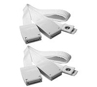 BIUDECO 2pcs Adjustable Tv Safety Straps Childproof Tip Furniture Anchors with Chinlon Abs Secure Flat Screens Cabinets Bookshelves Supports Up to Easy Installation