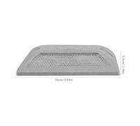 BIUDECO 2pcs Aluminum Driveway Markers Reflective Road Studs for Outdoor Sports High Visibility Safety Reflectors Paths and Roads Cast Aluminum Spike Design