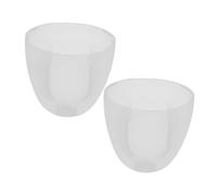 BIUDECO 2pcs Baby Bottle Dome Caps Wide Mouth Plastic Replacement Lids Leakproof and Wear Resistant Accessories for Home and Travel Use