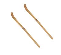 BIUDECO 2pcs Bamboo Tea Scoop Natural Matcha Tea Spoon for Stirring Matcha at Home
