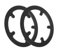 BIUDECO 2pcs Bike Chainring Guard Covers for Fixed Gear and Mountain Bikes Sprocket Protector Front Sprocket Chain Guard for Outdoor Cycling