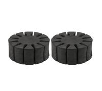 BIUDECO 2pcs Black Eva Arrow round Rack with Separation Design Sturdy Rest Holder Hunting Accessories for Bow Shooting