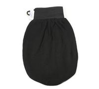 BIUDECO 2pcs Black Exfoliating Body Scrubber Gloves for Shower Gentle Bath Mitts with Rough and Rounded Edges Deep Dead Skin Removal and Keratin Cleaning Reusable Bathroom Shower Supplies