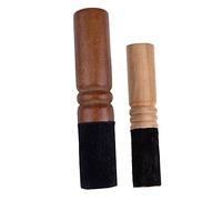BIUDECO 2pcs Buddha Sound Bowl Mallets Set Medium Large Wood Craft Strikers for Singing Bowls Accessories, Suitable for Meditation and Sound Healing Sessions