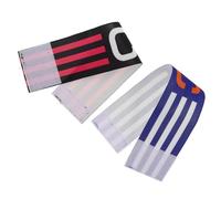 BIUDECO 2pcs Captain Armband for Soccer and Basketball Stylish Striped Design Blue and Black Durable Fit Leadership Symbol for Football Teams and Outdoor Sports