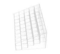 BIUDECO 2Pcs Delicate Lipstick Stands Multi Grid Desktop Lipstick Holders for Organized Makeup Storage for Tidy Vanity Display