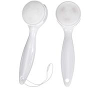 BIUDECO 2pcs Detachable Silicone Face Brush with Ergonomic Handle for Gentle Exfoliation and Deep Cleansing Soft Flexible Scrubber for Facial Skincare and Body Massage for Men and Women