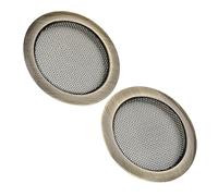 BIUDECO 2pcs Duobaoqin Net Cover for Guitar Soundhole Guitar Sound Cover Inserts Screen Speaker Grille for Resonator Parts and Sound Hole Scenarios