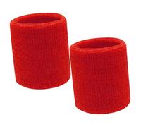 BIUDECO 2Pcs Elastic Sports Wristbands Sweat Absorbing Wrist for Tennis Yoga Running Fitness Soft Cotton Wrist Protectors for Men and Women Durable Comfortable Gym
