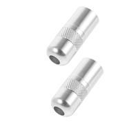 BIUDECO 2pcs Guitar Endpin Jack Cover for Acoustic Guitar Brass Material Endpin Output Jack Housing Replacement Accessory