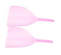 BIUDECO 2pcs Hairdressing Facial Shields with Handle Transparent Hair Salon Face Protection Covers for Hair Cutting and Styling Suitable for Barber Shops and Home Use