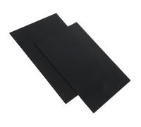 BIUDECO 2pcs Heat Resistant Silicone Placemats for Dinner Table Non-slip Scratch Resistant Wipeable Dining Mats for Black Easy to Clean and Fold Kitchen Table Protectors