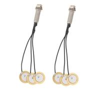 BIUDECO 2pcs High Sensitivity Kalimba Pickup with One Contact Technology Self Adhesive Piezo Transducer for Thumb Piano Sound Amplification and Stable Transmission for Musical Instruments