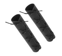 BIUDECO 2pcs Horn Protective Pad for French Horn Hand Protector Made of Black Pu Material Portable Easy to Use as Graduation Gifts for Friends and Family