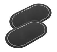 BIUDECO 2pcs Kick Drum Pedal Pads Drumhead Patch Protector Non-slip Drum Head Cushion Black Double Pedal Pads and Sound Control
