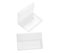 BIUDECO 2pcs Manicure Tool Organizer with Dust Cover Efficient Storage for Nail Drill Bits Portable Grinding Head Display Case for Nail Art Salon Use