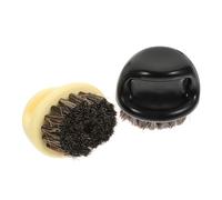 BIUDECO 2pcs Men Beard Styling Comb Beard Brush Broken Hair Cleaning Brush Mustache Comb Handheld Grooming Tool for Care