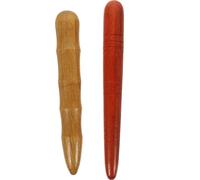 BIUDECO 2pcs Natural Wooden Foot Massage Stick for Acupoint Body Relaxation Multi-Function Massager for Neck Shoulders Back Feet