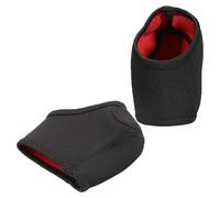 BIUDECO 2Pcs Neoprene Heel Supports Protective Cushions Shock Absorption Anti-Slip Lightweight Ankle Pads for Foot Care and Relief