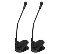 BIUDECO 2pcs Piano Sheet Music Holder Clips Nonslip Plastic and Alloy Material for Sheet Stability, for Piano Practice and Performance by Beginners and Professional Musicians