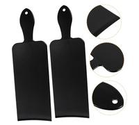 BIUDECO 2pcs Plastic Highlighting Board Hair Coloring Tool Bangs Mask for Hairdressing Styling Professional Large Wide Hair Sectioning Comb for Hairdresser