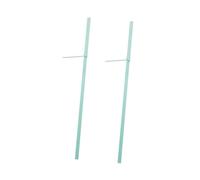 BIUDECO 2pcs Portable Growth Chart for Wall Removable Plastic Height Measurement Ruler Space-Saving Household Height Chart for Boys and Clear Growth Tracking and Decoration