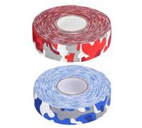 BIUDECO 2Pcs Portable Hockey Tape Cotton Cloth Wear-resistant Anti-slip Grip Bands for Ice and Field Hockey Players Moisture-resistant Athletic Sports Accessory