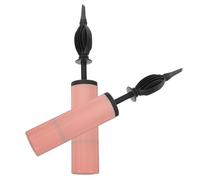 BIUDECO 2pcs Portable Manual Air Inflator Pump Lightweight Plastic Balloon Pump for Inflatable Bags and Sports Balls Easy Hands Push Operation for Quick Inflation the Go