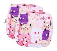 BIUDECO 2Pcs Portable Women Period Bags Compact Menstrual Pad Pouches Travel Sanitary Napkin Storage Bags Lightweight Multifunctional for Convenient Hygiene