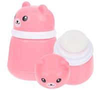 BIUDECO 2pcs Powder Puff Case Bear Shaped Body Powder Holder Boy Girl for and Cosmetics