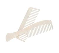 BIUDECO 2pcs Retro Hair Comb Wide Tooth Detangling Comb for Women Acetate Styling Tool for Curly Hair Travel Home Use Barber Shop
