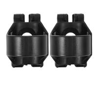 BIUDECO 2pcs Reusable Snorkel Clip for Scuba Diving Flexible Snorkel Keeper Lock with Quick Installation Holder for Mask Straps and Ventilation Tubes Black Diving Accessories