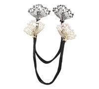 BIUDECO 2pcs Rhinestone Hair Curler Bun Maker Hair Styling Tool for Elegant Wedding Hairstyles and Everyday Accessories Versatile Design for Updos