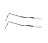 BIUDECO 2pcs Rocker Hat Thread Tremolo Arm Bar for Electric Guitar Bar Tip Metal Single Tremolo Arm Replacement Guitar System Use Whammy Grip