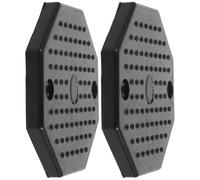 BIUDECO 2pcs Rubber Jack Pads for Floor Jack Sturdy Rubber Replacement Accessories for Vehicle Lifting