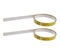 BIUDECO 2Pcs Self-Adhesive Sticky Steel Rulers 1M Measuring Tape for Woodworking Workbench, Metric and Imperial Sticky Measuring Ruler Set
