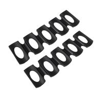 BIUDECO 2pcs Silicone Can Mats for Beverage Storage Bottle Holders Stackable Non-deformable Fridge Pads for Beer Wine Mineral Water Bottles Dishwasher and Microwave Safe Kitchen