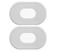 BIUDECO 2pcs Silicone Diving Regulator Mouthpiece Lip Guard, Non-Bite Soft Scuba Mouthpiece Protector, Pearl White Silicone Replacement for Standard Scuba Regulators, Suitable for Diving