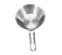 BIUDECO 2pcs Stainless Steel Measuring Spoons with Scale Lightweight Flour and Grain Scoops for Baking and Cooking Space Saving Compact Design Food Safe Material