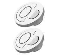 BIUDECO 2pcs Stainless Steel Recessed Pull Ring Handles Marine Hatch Latch Flush Lift Hidden Boat Deck Hardware for Vehicle Floor Hatch