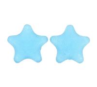 BIUDECO 2pcs Star-Shaped Silicone Grip Massage Balls Stress Relief Hand Exerciser for Stroke and Office Rehabilitation Training, Adult Therapy Squeeze Trainer Random Color Random Color