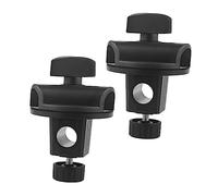 BIUDECO 2pcs Sturdy Microphone Arm Clips Adjustable Buckles Portable for Stage Performance and Podcast Equipment