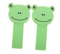 BIUDECO 2pcs Toilet Lid Lifter Adhesive Handle Cartoon Design Toilet Seat Cover Bumper for Home