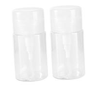 BIUDECO 2pcs Travel Toner Bottles Dispensing Containers for Skincare Lotion and Cleansing Water Lightweight and Durable Travel Storage